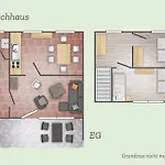 Hébergement de vacances Inselglueck Unter Reet 100 M Zum - Haus 3 Karlshagen